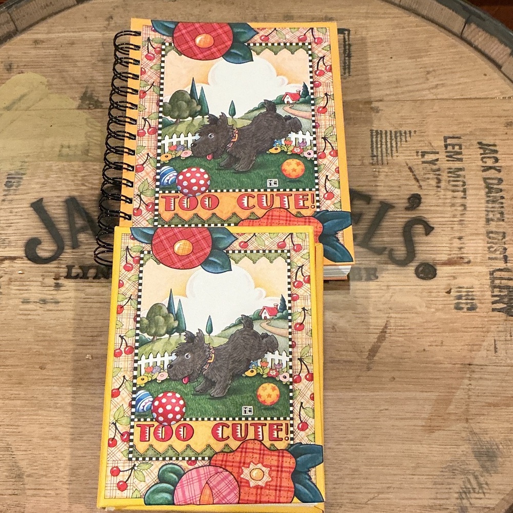 Too Cute! Spiral Notebook and photo album. Mary Engelbreit